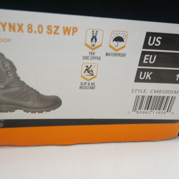 NEW Magnum Men's 14 Lynx 8" Side-Zip Waterproof Tactical Duty Boots Black - Picture 11 of 11